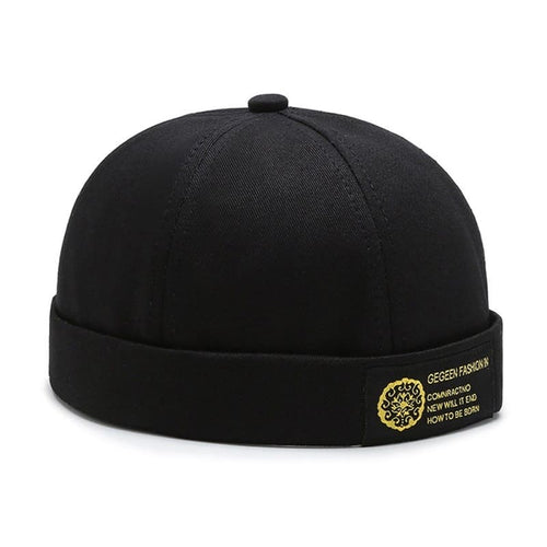 Black Classic Docker Cap