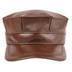 Genuine Leather Earflaps Army Cap