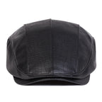 Georgetown Leather Scales Flat Cap
