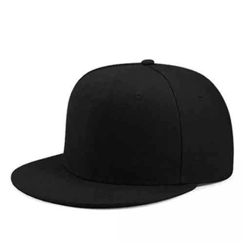 Black Classic Snapback Cap
