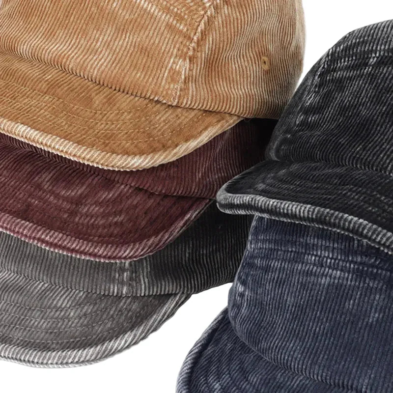 Ghelter Corduroy 5 Panels Baseball Cap