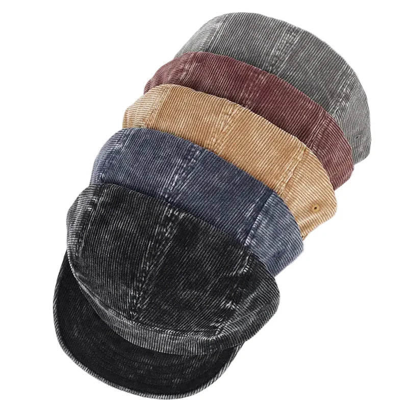 Ghelter Corduroy 5 Panels Baseball Cap