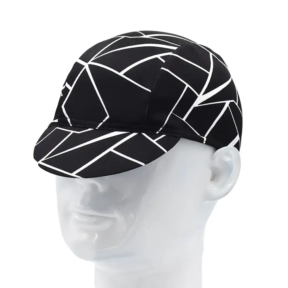 Ghelter Black & White Cycling Cap