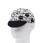 Ghelter Black & White Cycling Cap