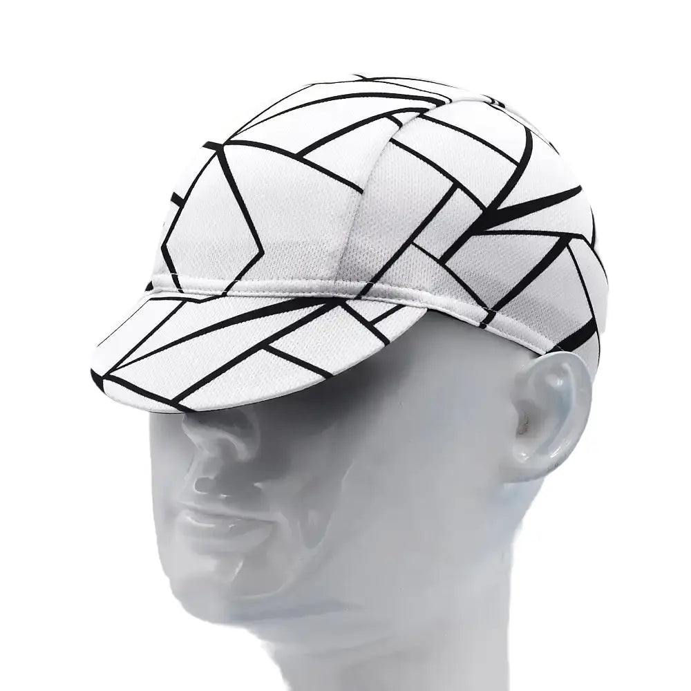 Ghelter Black & White Cycling Cap