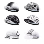 Ghelter Black & White Cycling Cap