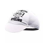 Ghelter Black & White Cycling Cap