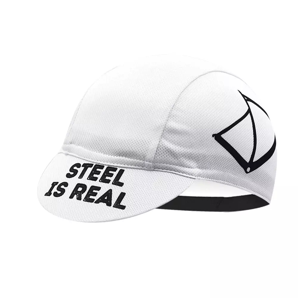 Ghelter Black & White Cycling Cap
