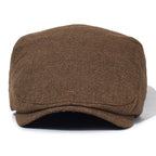 Ghelter Classic Plain Cotton Flat Cap