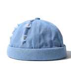 Ghelter Ripped Denim Docker Cap
