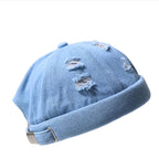 Ghelter Ripped Denim Docker Cap