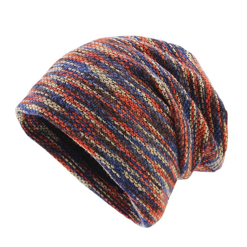 Orange Colorful Winter Beanie