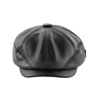 Girons Leather Newsboy Cap