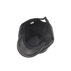 Girons Leather Newsboy Cap