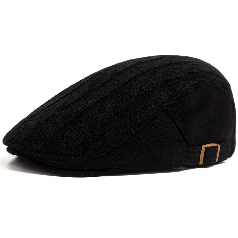 Glamorgan Winter Knitted Flat Cap