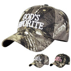 God's Favorite Camouflage Baseball Cap