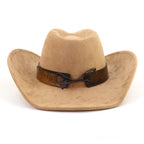 Golden Bull Suede Cowboy Hat