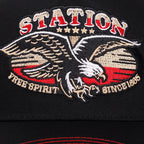 Golden Eagle Station Trucker Cap