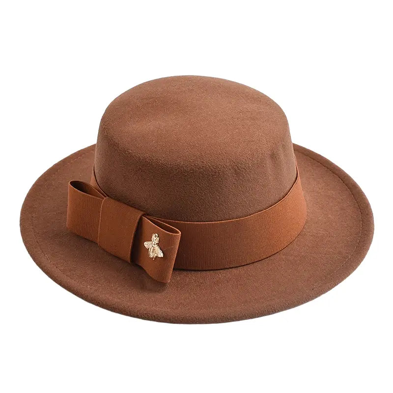 Khaki Classic Boater Hat