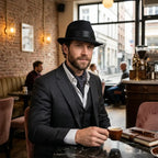 Goldstone Black Felt Trilby Hat