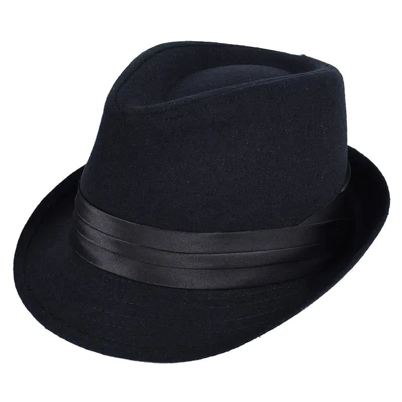 Goldstone Black Felt Trilby Hat