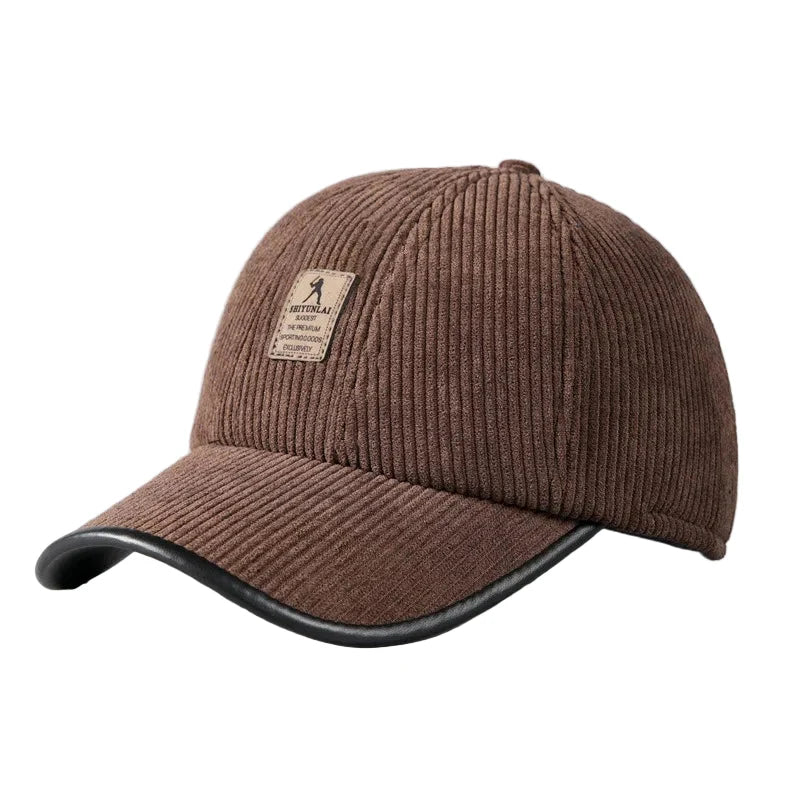 Golf Winter Corduroy Baseball Cap