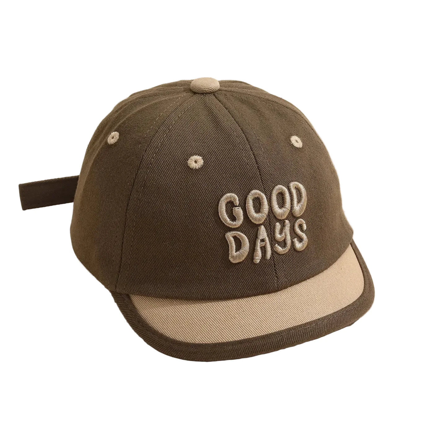 Good Days Kids Short Brim 6-Panels Baseball Cap