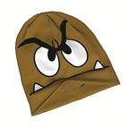 Goomba Face Brown Beanie