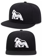 Gorilla Black Snapback Cap