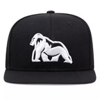 Gorilla Black Snapback Cap