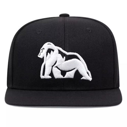 Black Snapback Cap front view