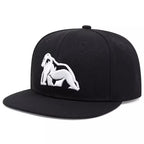 Gorilla Black Snapback Cap