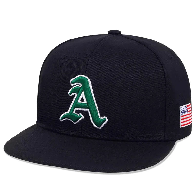 Gothic A Letter USA Snapback Cap