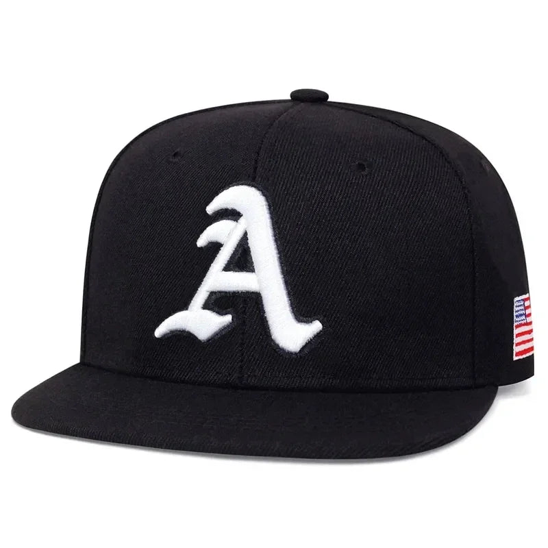 Gothic A Letter USA Snapback Cap