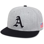 Gothic A Letter USA Snapback Cap
