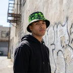 Green Aliens Reversible Bucket Hat