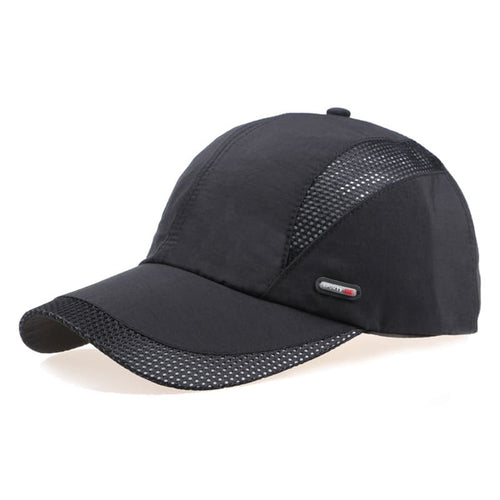 Black and green Breathable Baseball Cap