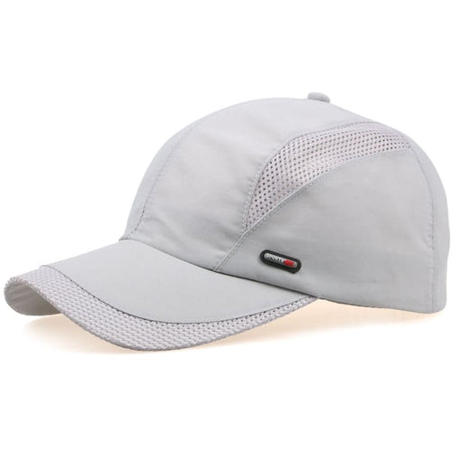 Green and gray Breathable Baseball Cap