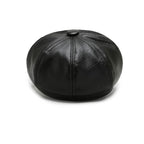 Haddington Leather Newsboy Cap