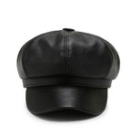 Haddington Leather Newsboy Cap