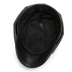 Haddington Leather Newsboy Cap