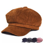 Hadot Corduroy Newsboy Cap