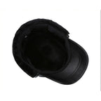 Halifax Winter Genuine Leather Earflaps Bomber Army Cap