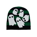 Halloween Ghosts Knitted Beanie