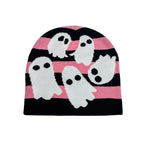 Halloween Ghosts Knitted Beanie
