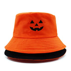 Halloween Pumpkin Reversible Bucket Hat
