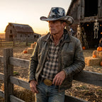 Halloween Nightmare White Cotton Cowboy Hat