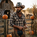 Halloween Nightmare White Cotton Cowboy Hat