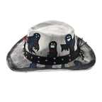 Halloween Nightmare White Cotton Cowboy Hat
