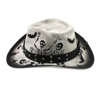 Halloween Nightmare White Cotton Cowboy Hat